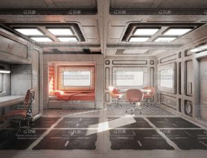 科幻单身公寓Blender工程源文件