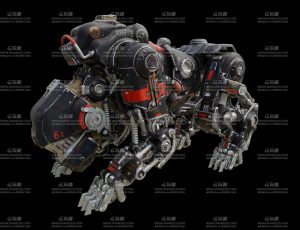 战锤高精度机械狗Blend模型