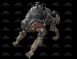 战锤科技狗Blend模型