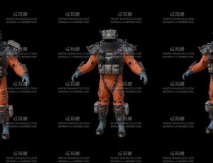 战锤特种兵Blend模型