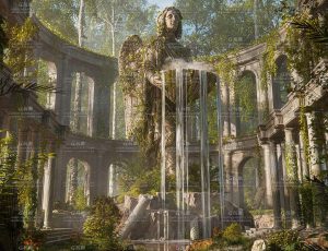 天使遗迹伊犁园Blender工程源文件