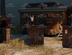 马戏团道具场景Blender工程源文件