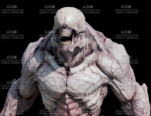 生化怪物Blend模型