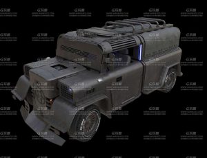 装甲爆破车Blend模型