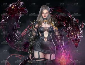 韩国美型角色女魔剑士全流程大师课程