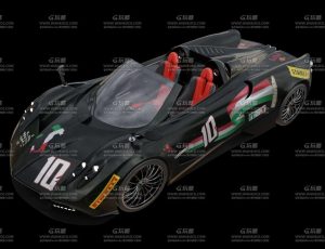 超级跑车赛车Blend模型