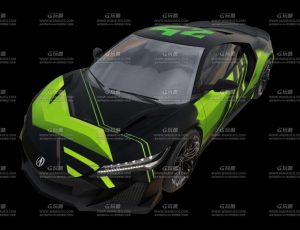 讴歌跑车Blend模型