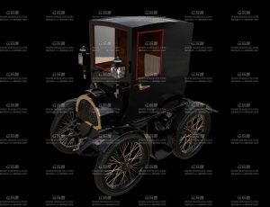 蒸汽朋克老爷车Blend模型