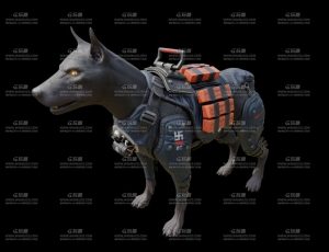 科幻猎狗Blend模型