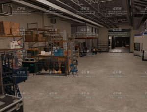 大型现代后台仓库Blender工程源文件