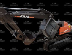 高级挖掘机Blend模型