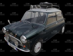 旅游小车Blend模型