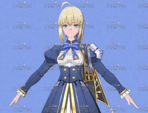 Saber命运之夜Blend模型