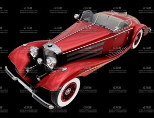 奔驰540K Blend模型