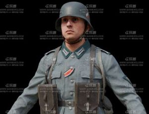 前线战争士兵Blend模型