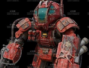 生化战甲Blend模型