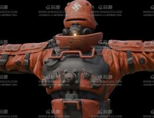 维修部机器人Blend模型