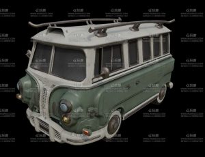 迷你巴士Blend模型