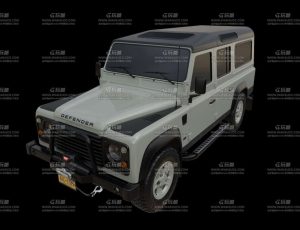 路虎卫士加长版Blend模型