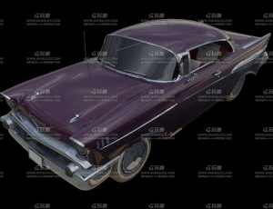 复古年代轿车Blend模型