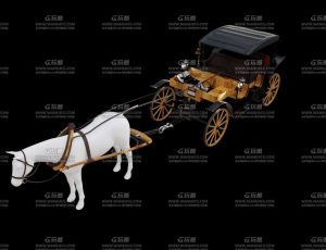 贵族马车Blend模型