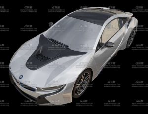 宝马i8 Blend模型