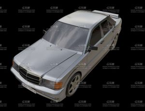 奔驰190E Blend模型