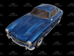 奔驰300SL Blend模型