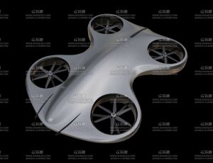 无人拍摄飞机 Blend模型