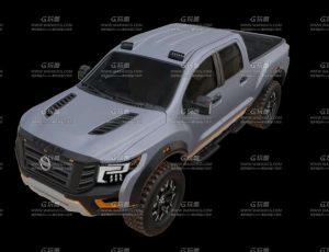 东方日产皮卡车 Blend模型