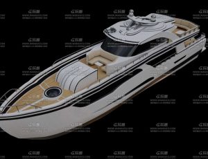 高端游轮 Blend模型