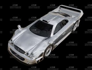 奔驰GTR赛车 Blend模型