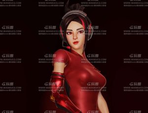 国风科幻女角色 Blend模型