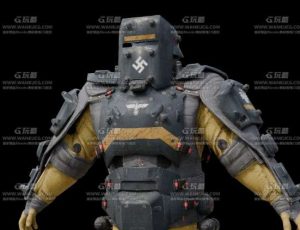 科技生化工厂机械兵Blend模型