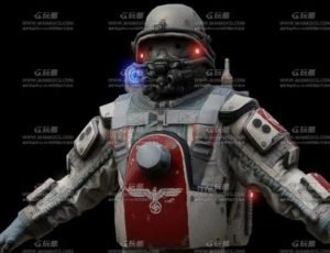 高级生化特种兵Blend模型