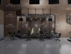 科幻未来穿越室Blender工程源文件