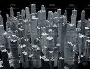 71个科技建筑模型包Blend资产库