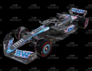 高精度F1赛车Blend模型