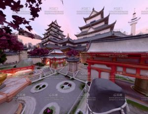 日本卡通场景Blender工程源文件