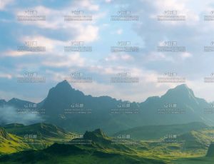 大山场景Blender工程源文件