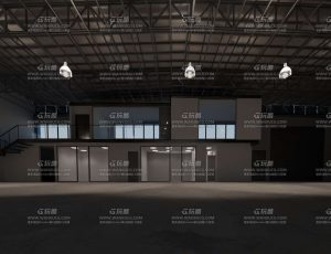 仓库大厅Blender工程源文件