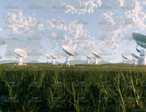 草坪雷达场景Blender工程源文件