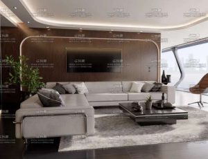 高级感客厅Blender工程源文件