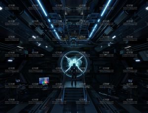 科幻未来穿梭室场景Blender工程源文件