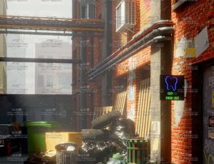 后巷Blender工程源文件