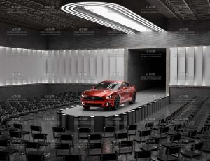 时尚汽车展台Blender工程源文件