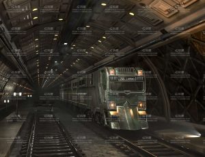 科技火车站Blender工程源文件