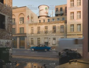 老街场景Blender工程源文件