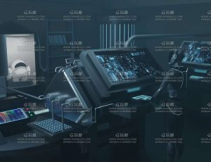 培养室科技小场景Blender工程源文件