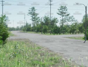 乡间十字路场景Blender工程源文件